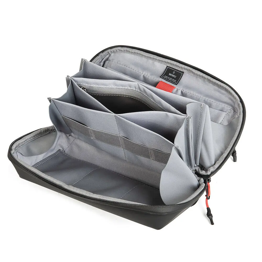 Wiwu Warriors Tech Pouch X Pro Aksesuar Çantası, 7 Bölmeli Cordura Naylon