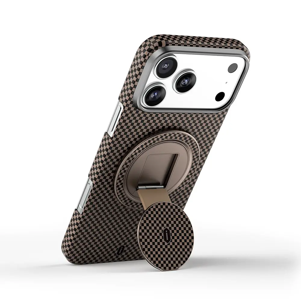 Wiwu Warriors Aramid Fiber 360° Dönebilen Magnetik Ring Stand Telefon Tutucu