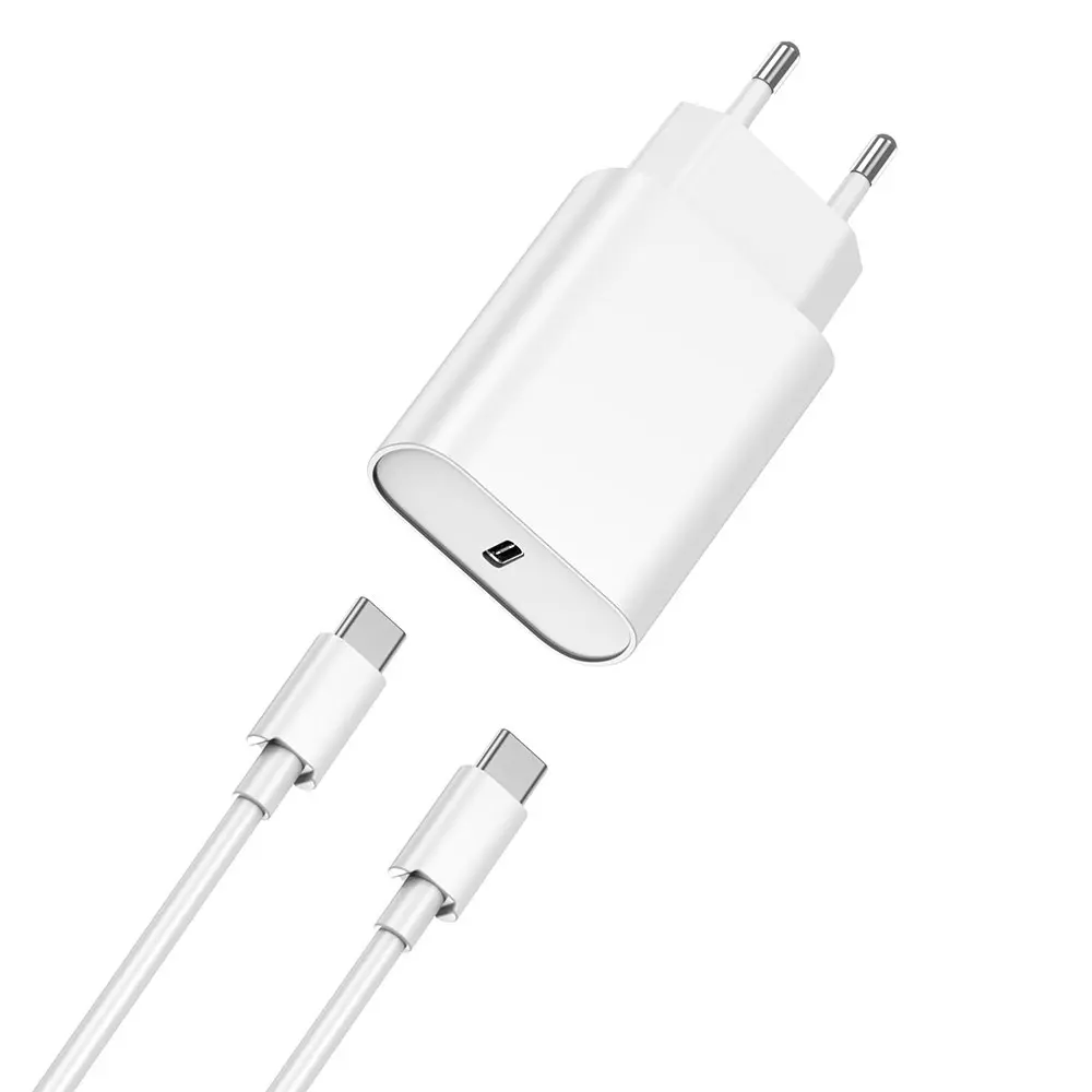 Wiwu Wi-U001 Quick 20W Type-C PD Şarj Adaptörü ve Type-C Kablo Seti