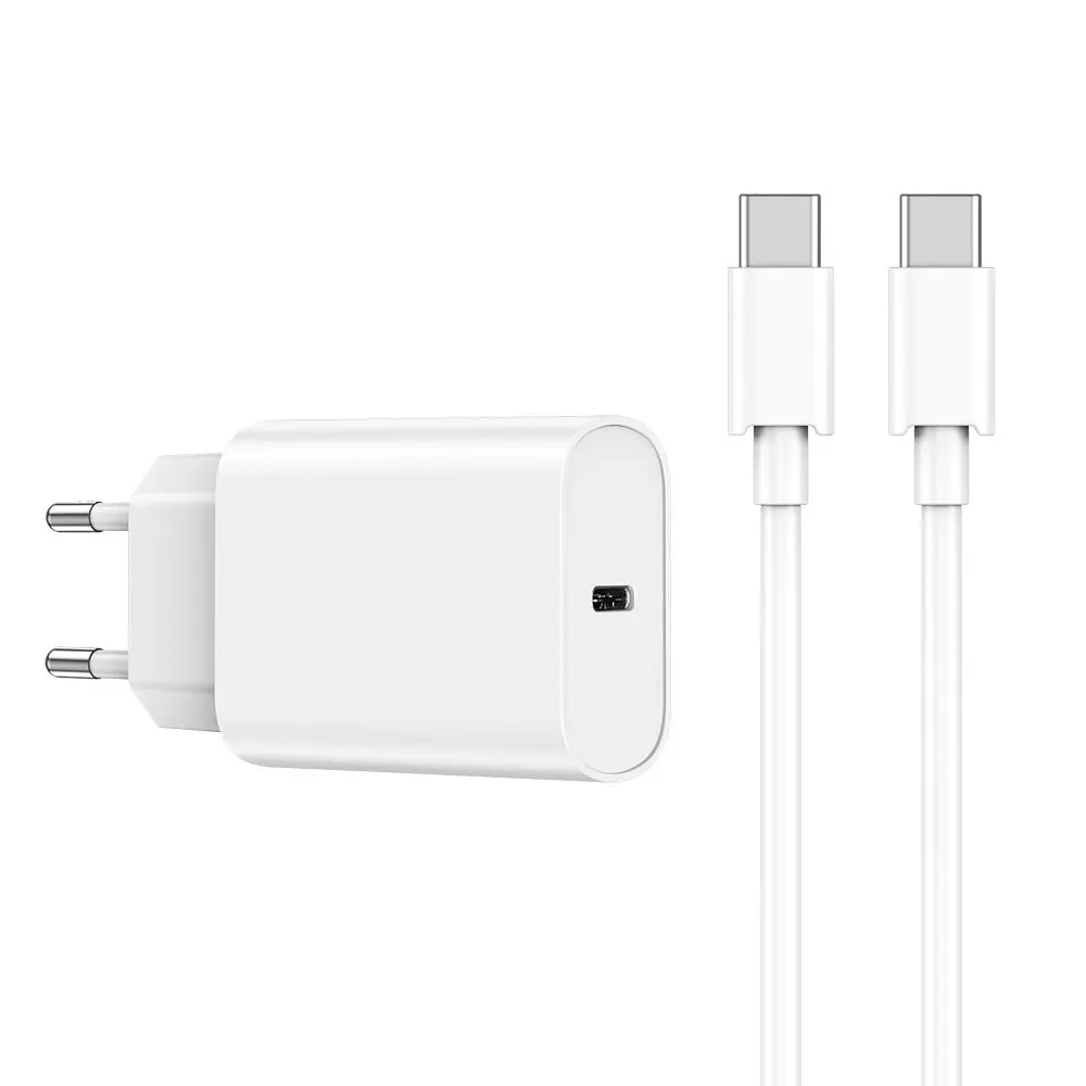 Wiwu Wi-U001 Quick 20W Type-C PD Şarj Adaptörü ve Type-C Kablo Seti