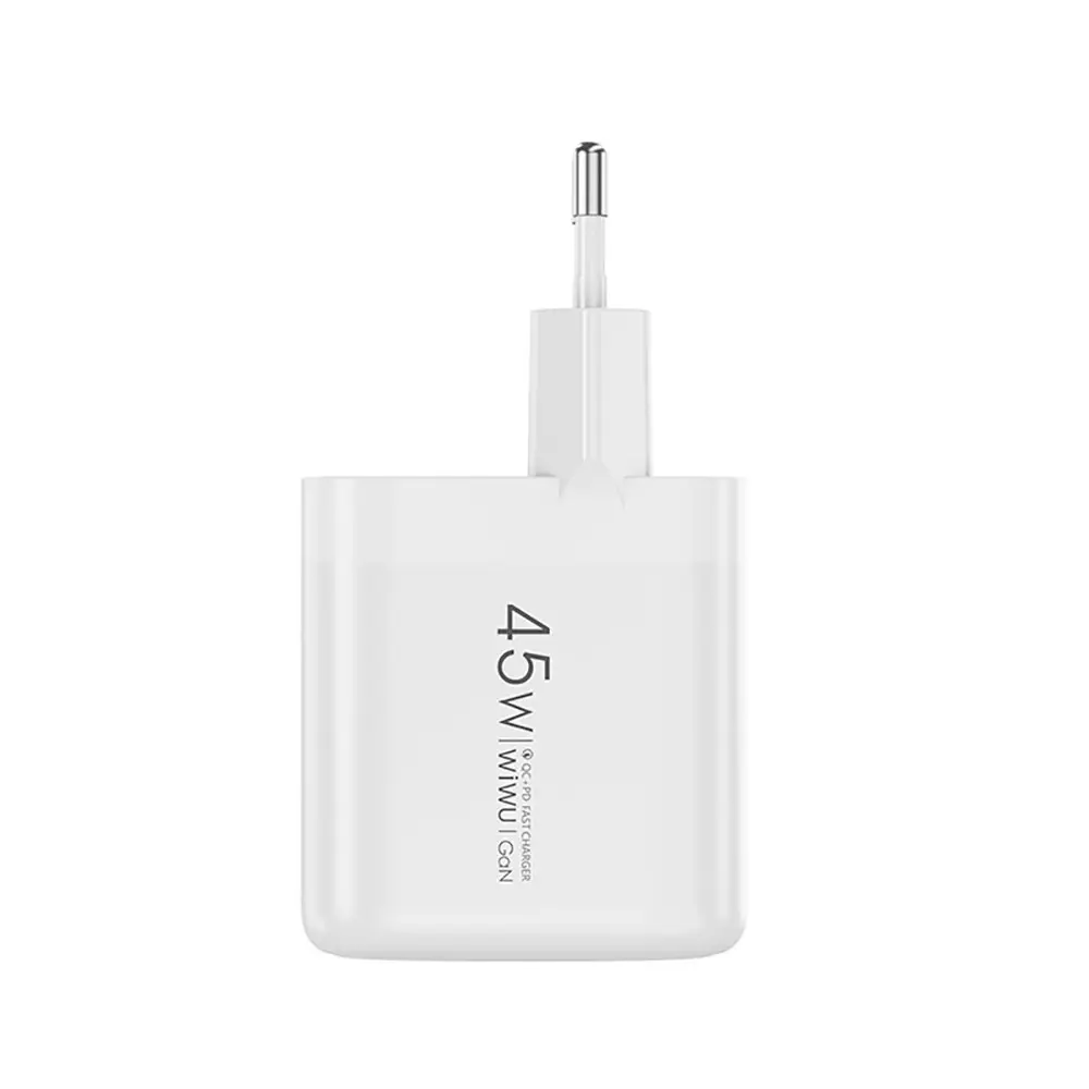 Wiwu Wi-U035 GaN Tech 45W USB-C PD ve QC 3.0 Şarj Adaptörü