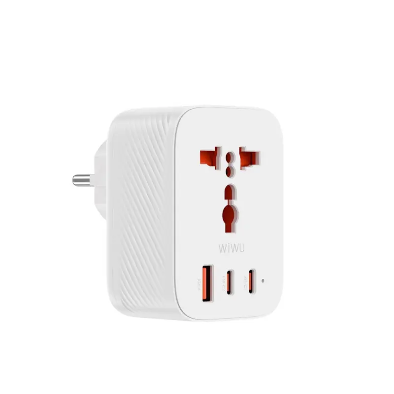 Wiwu Wi-UA007 GaN Tech 20W USB-C ve USB-A Seyahat Şarj Adaptörü