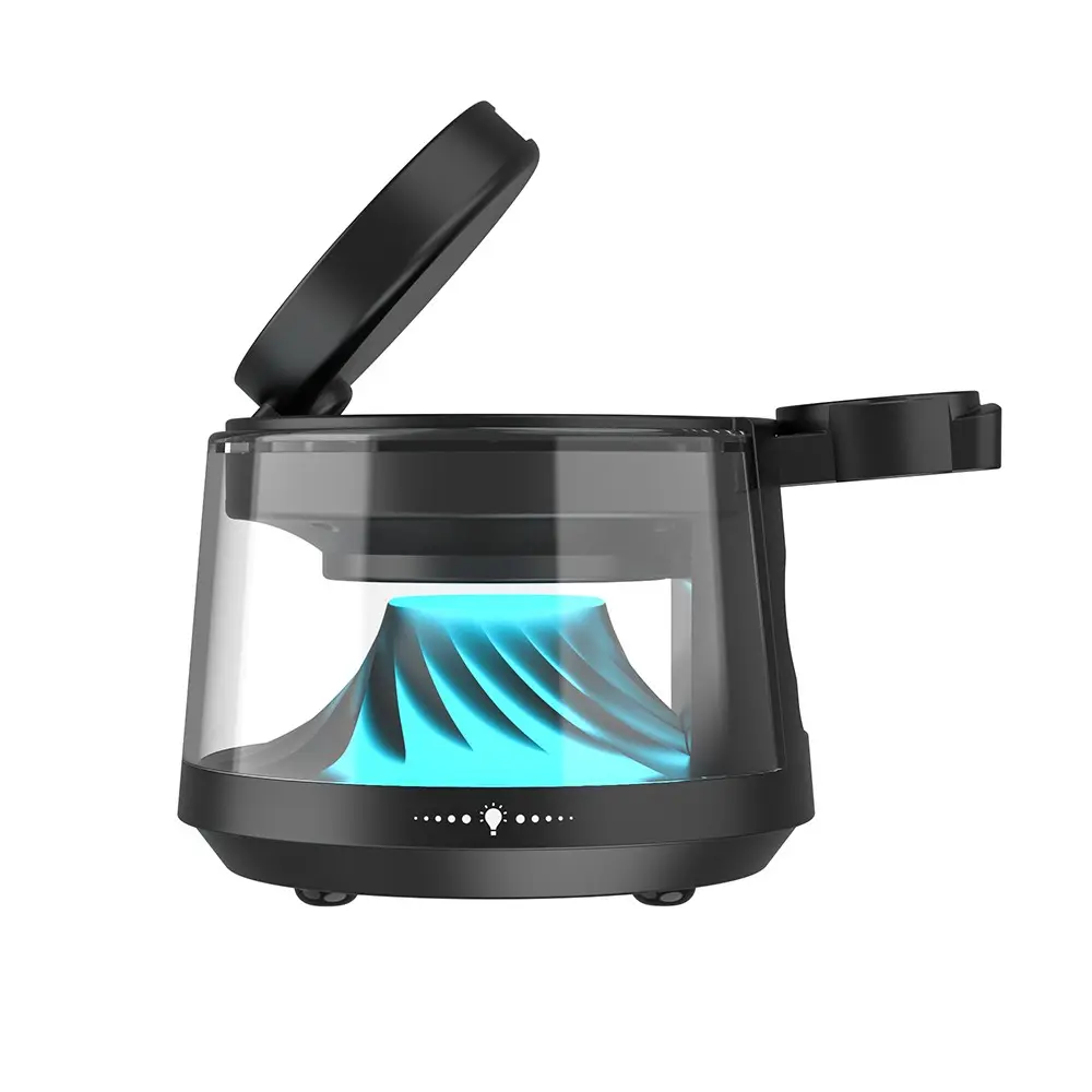 Wiwu Wi-W039 5'i 1 Arada Kablosuz Şarj Standı, Bluetooth Hoparlörlü ve Ambiyans Işıklı 15W