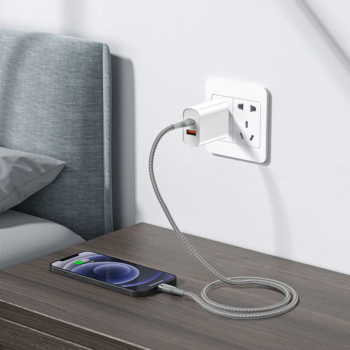 Wiwu Wİ-C017 Type-C to Lightning PD Data Kablo 30W 2 Metre