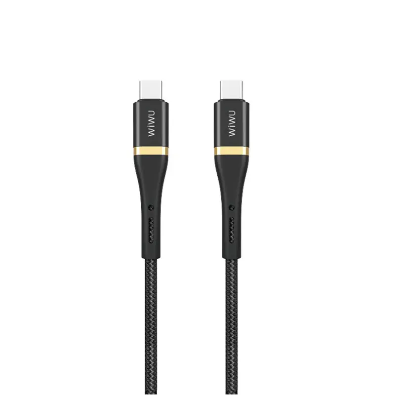 Wiwu Wi-C010 Elite Type-C to Type-C Şarj ve Data Kablosu, 100W 2 m
