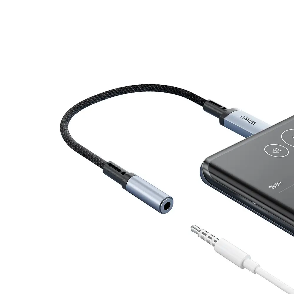 Wiwu Wi-C047 Legend Type-C to 3.5 mm Aux Çevirici Ses Adaptörü