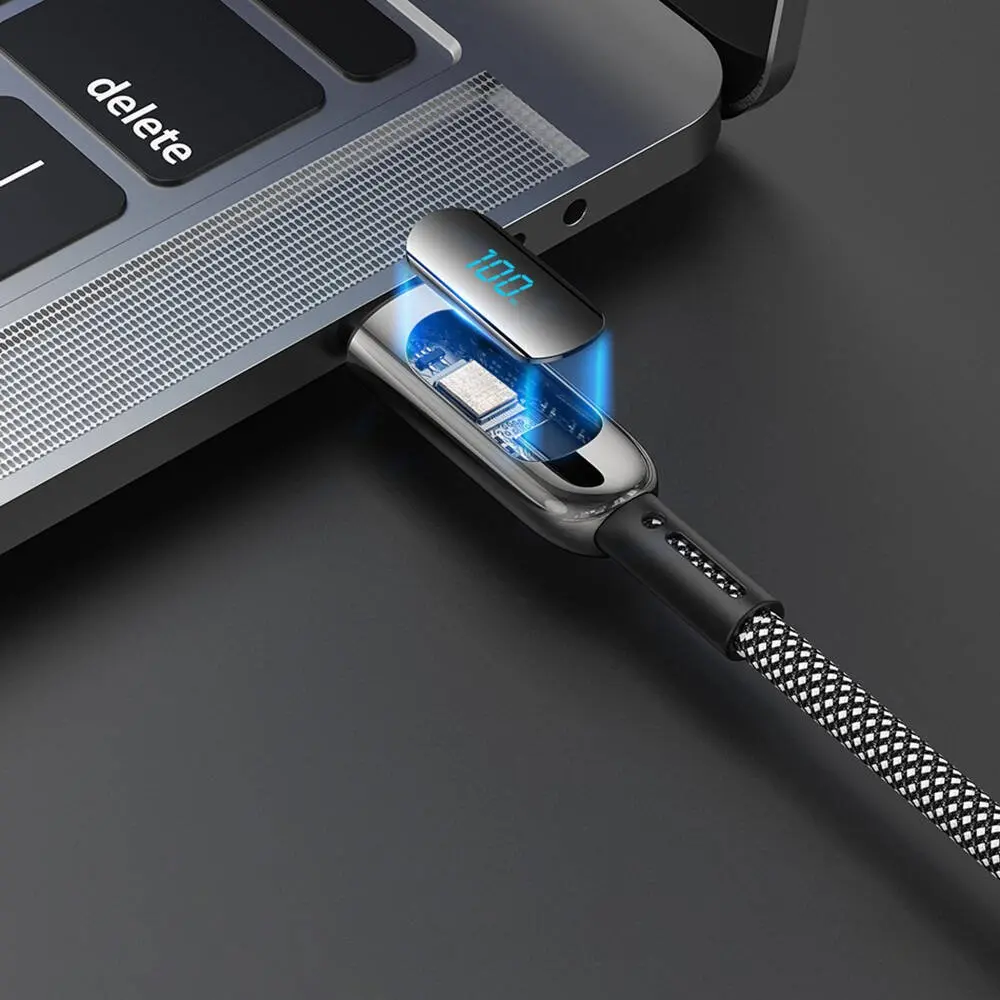 Wiwu Wi-C041 MagQ Type-C to Type-C Şarj ve Data Kablosu, 100W