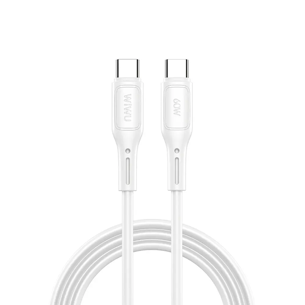 Wiwu Wi-C043E Starlink Type-C to Type-C Şarj ve Data Kablosu, 60W 1 m