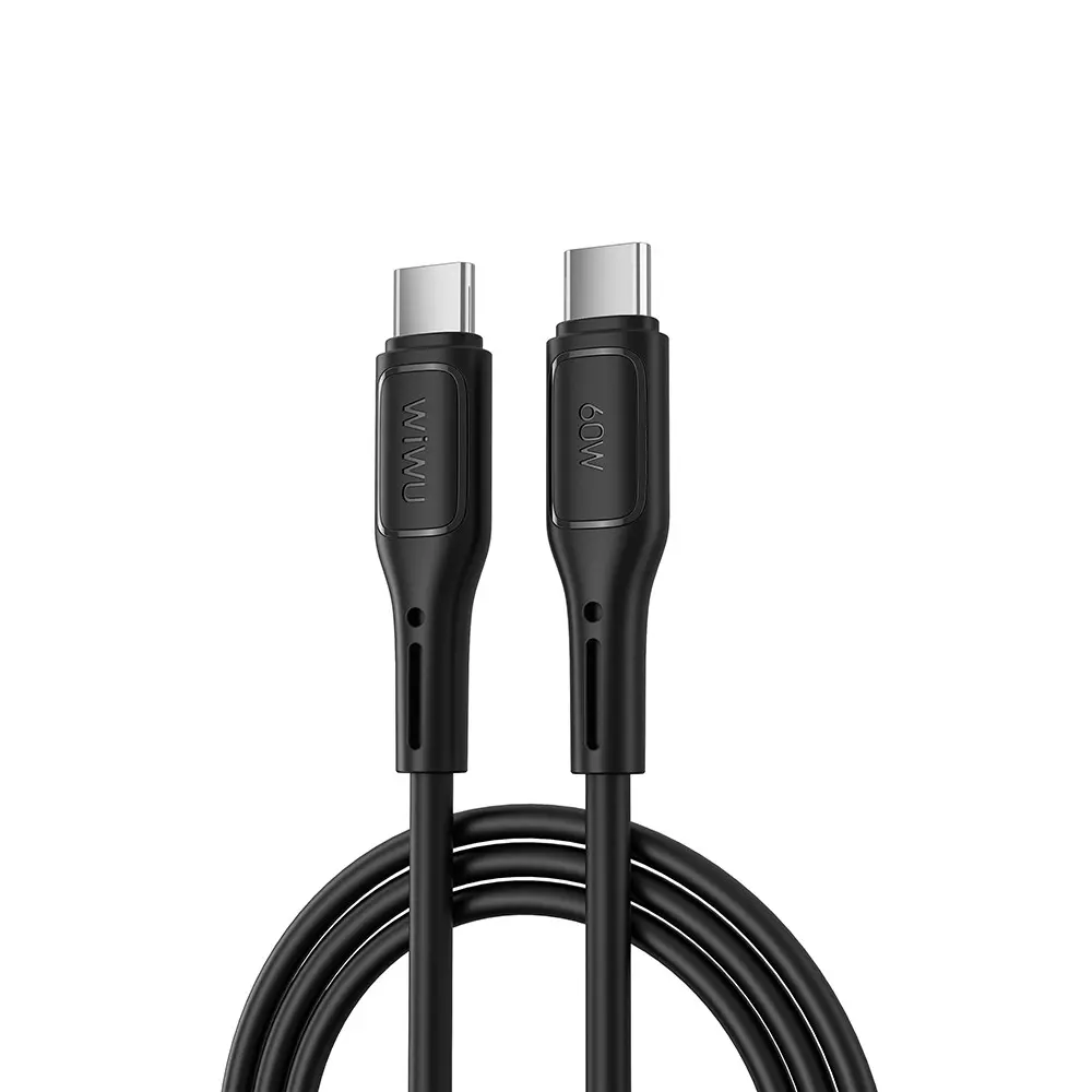 Wiwu Wi-C043E Starlink Type-C to Type-C Şarj ve Data Kablosu, 60W 1 m