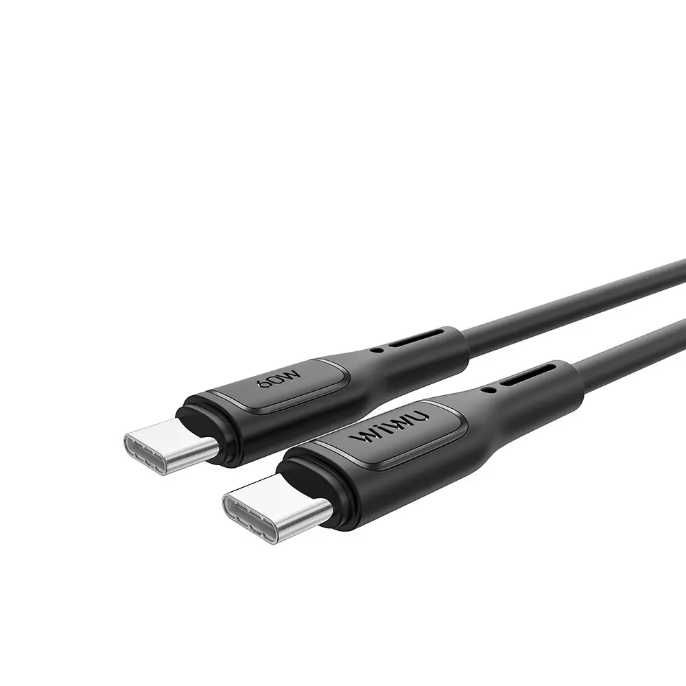 Wiwu Wi-C043E Starlink Type-C to Type-C Şarj ve Data Kablosu, 60W 1 m