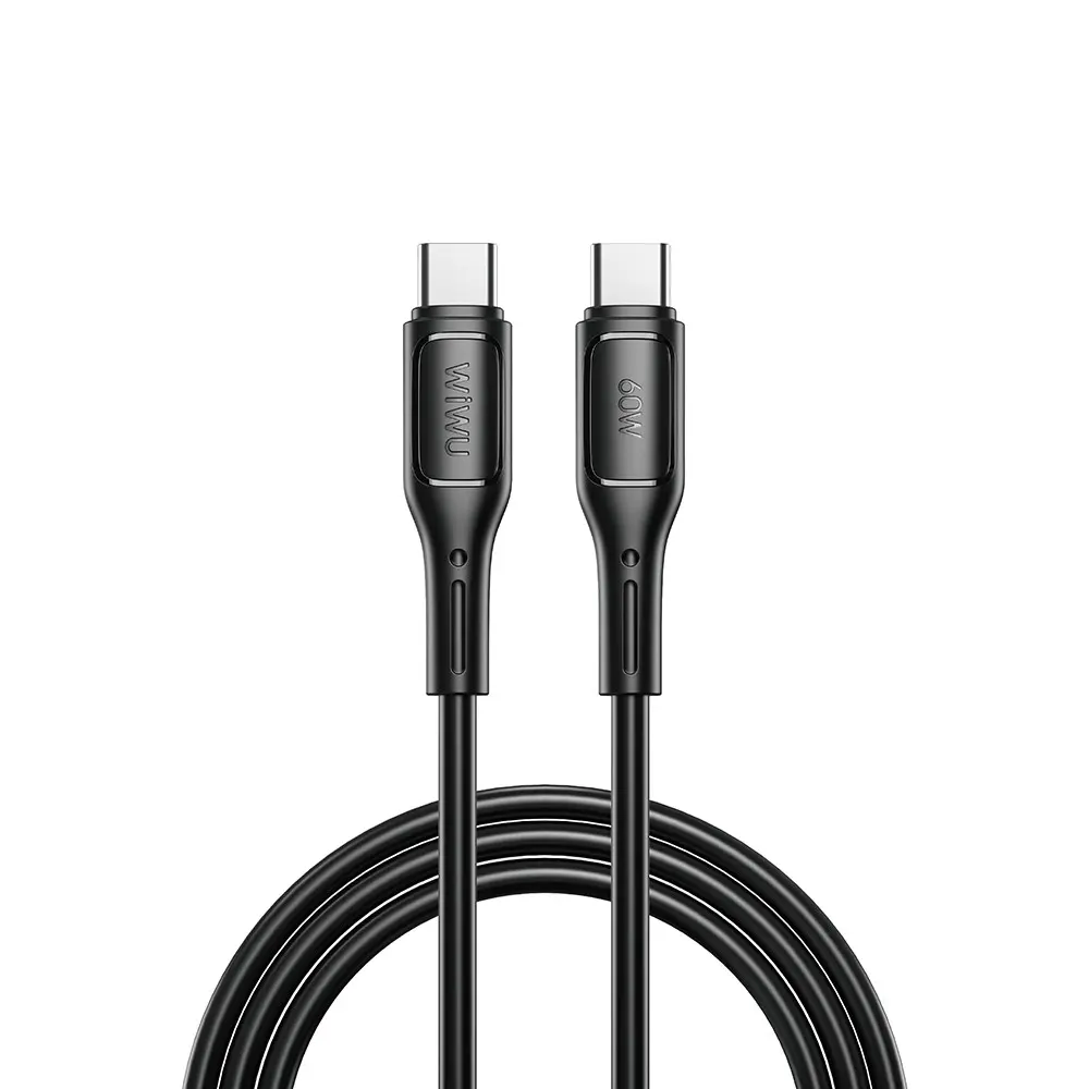 Wiwu Wi-C043E Starlink Type-C to Type-C Şarj ve Data Kablosu, 60W 1 m