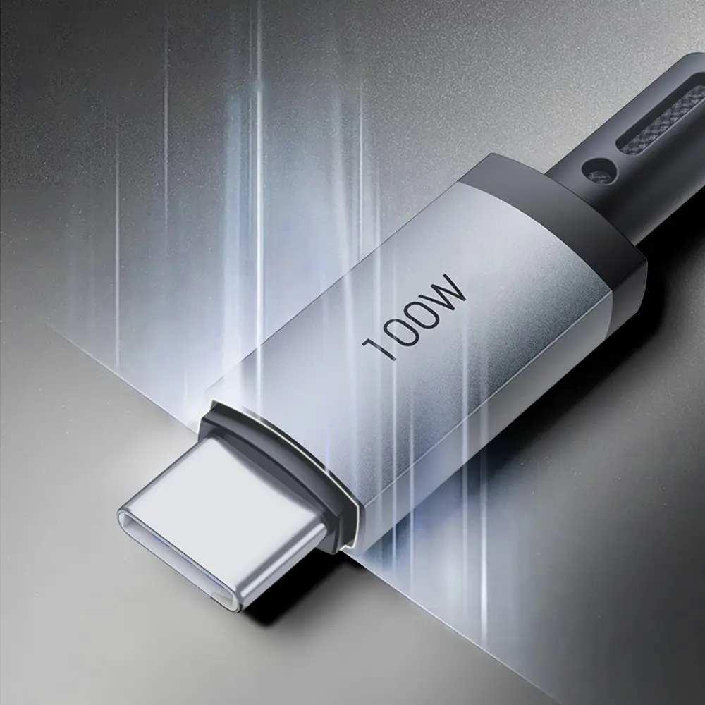Wiwu Wi-C050 Legend 3'ü 1 Arada 100W Şarj Kablosu, 1.2 m