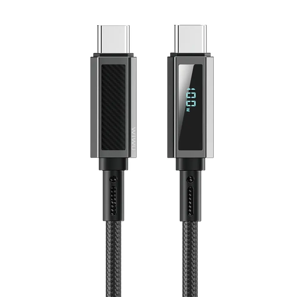 Wiwu Wi-C079 Warriors Type-C to Type-C 100W PD Şarj ve Data Kablosu, 1.2 m