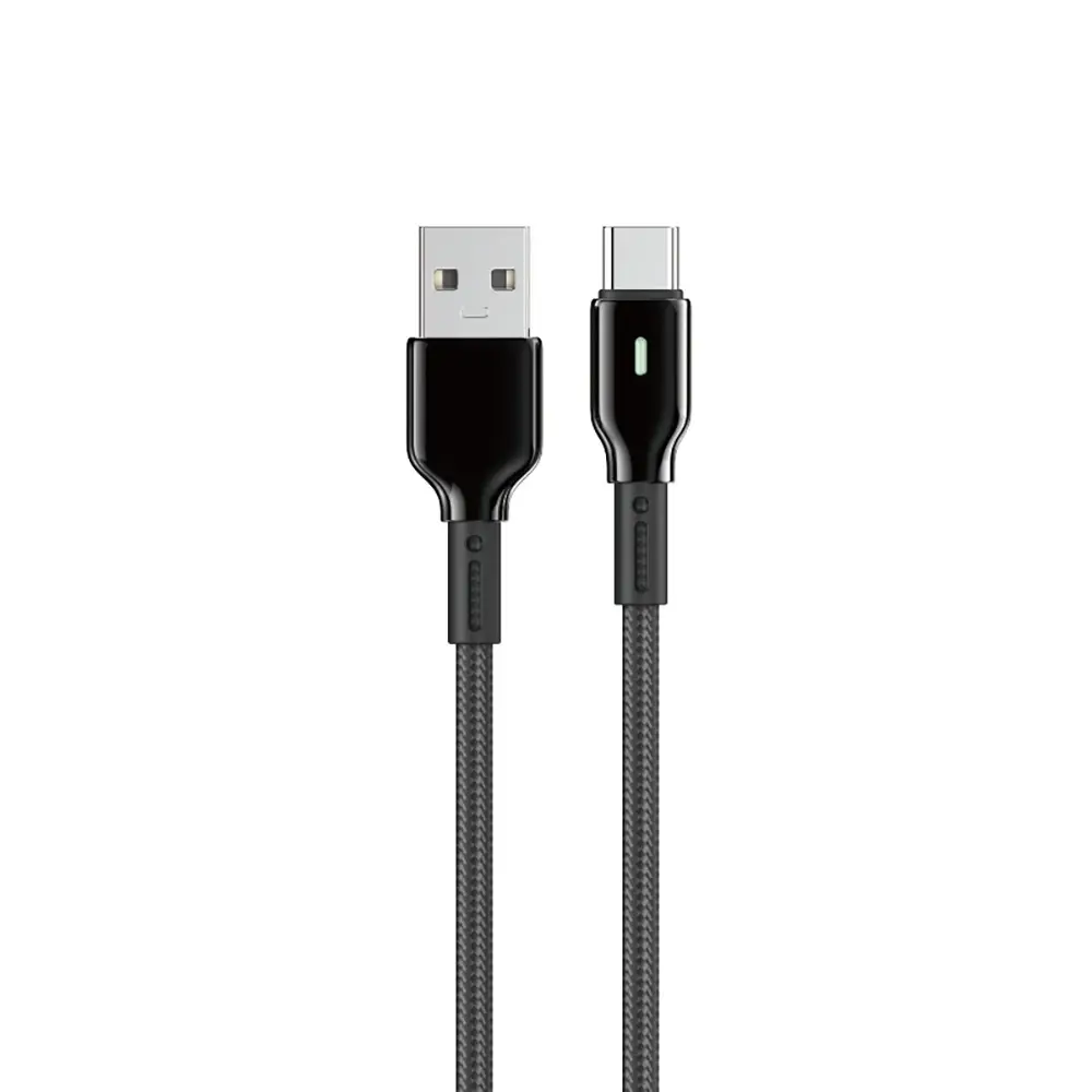 Wiwu Wi-C073 Drualink USB-A to Type-C Şarj ve Data Kablosu, 3A 1 m