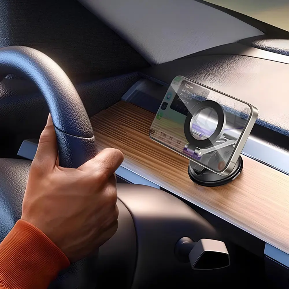 Wiwu Wi-CH055 360 Derece Dönebilen Manyetik Araç Telefon Tutucu