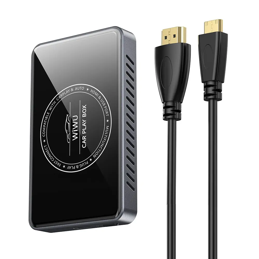 Wiwu Wi-CP004 Kablosuz CarPlay Adaptörü, HDMI Girişli ve Bölünmüş Ekran