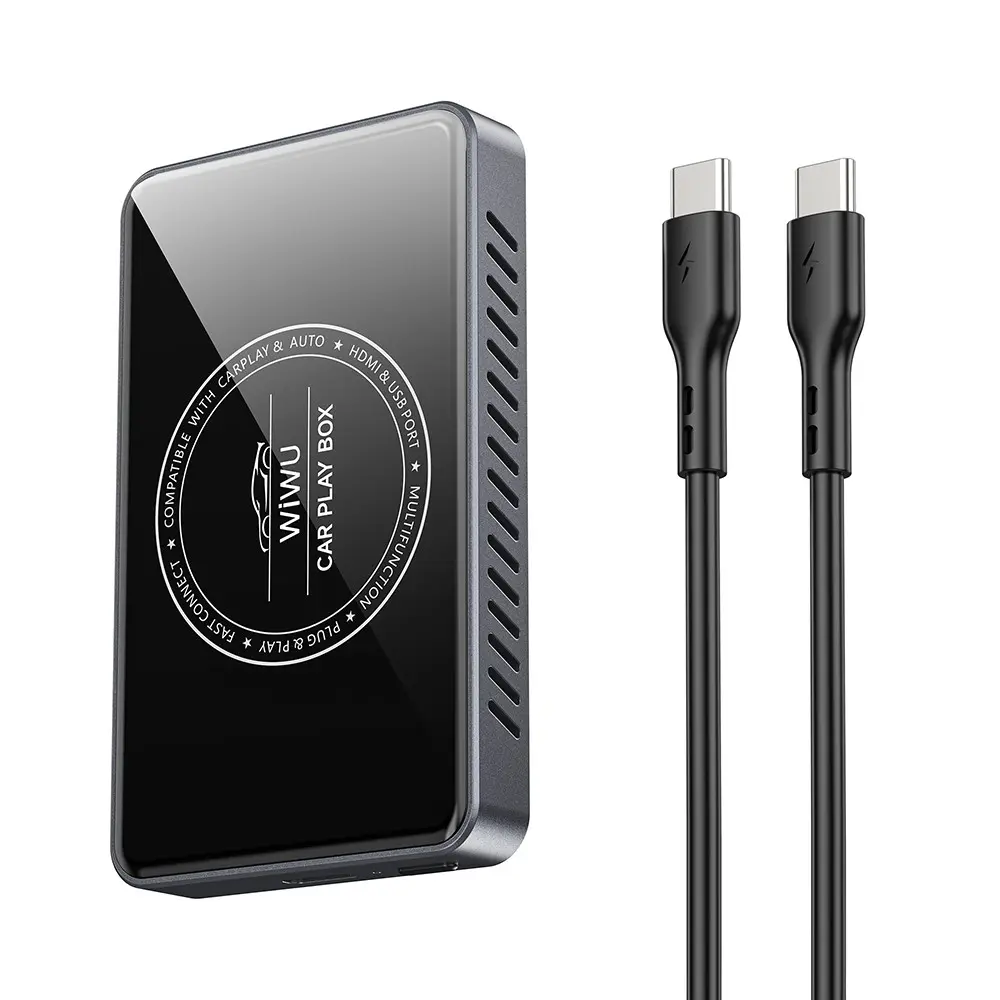 Wiwu Wi-CP004 Kablosuz CarPlay Adaptörü, HDMI Girişli ve Bölünmüş Ekran