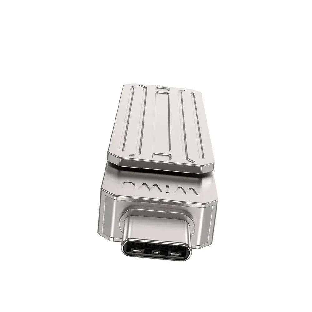 Wiwu Wi-FD001 3'ü 1 Arada USB 3.2 Flash Bellek, 128 GB USB-A + Lightning + Type-C
