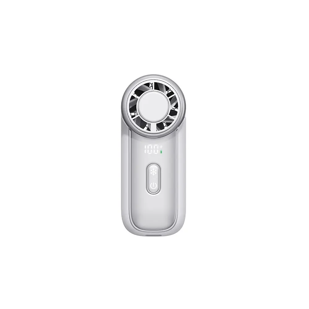 Wiwu Wi-FS018 Ice Core Mini Taşınabilir El Fanı, 100 Kademeli ve LED Göstergeli