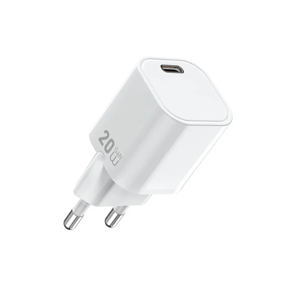 Wiwu Wi-G014 Cube GaN 20W USB-C PD Mini Şarj Adaptörü