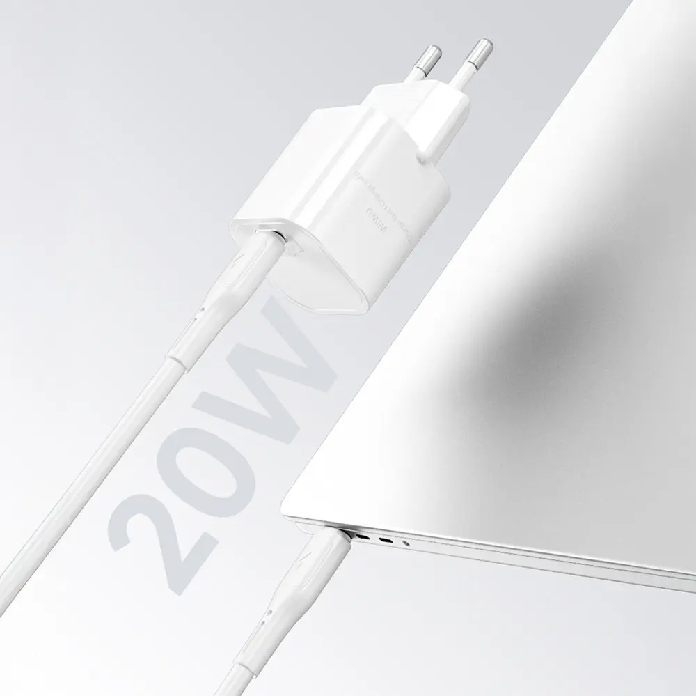 Wiwu Wi-G014 Cube GaN 20W USB-C PD Mini Şarj Adaptörü
