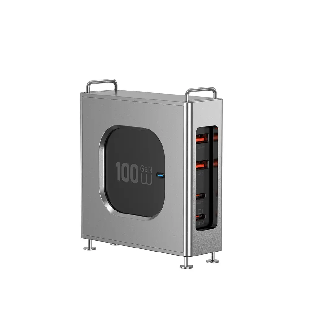 Wiwu Wi-G013 Warrior GaN Tech 100W Şarj Adaptörü, 4 Portlu