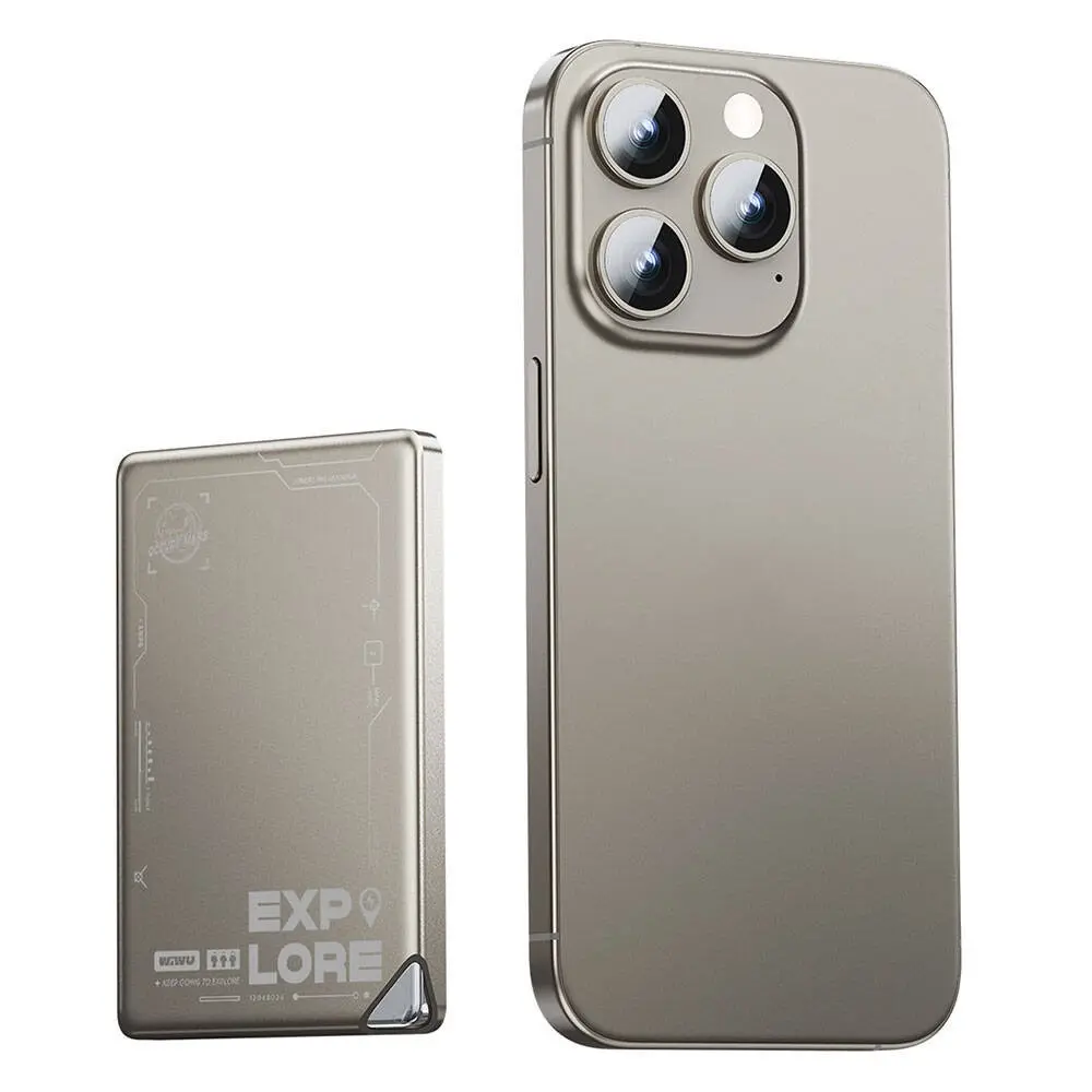 Wiwu Wi-P019 Ultra-Thin Explore 5000mAh MagSafe Kablosuz Powerbank