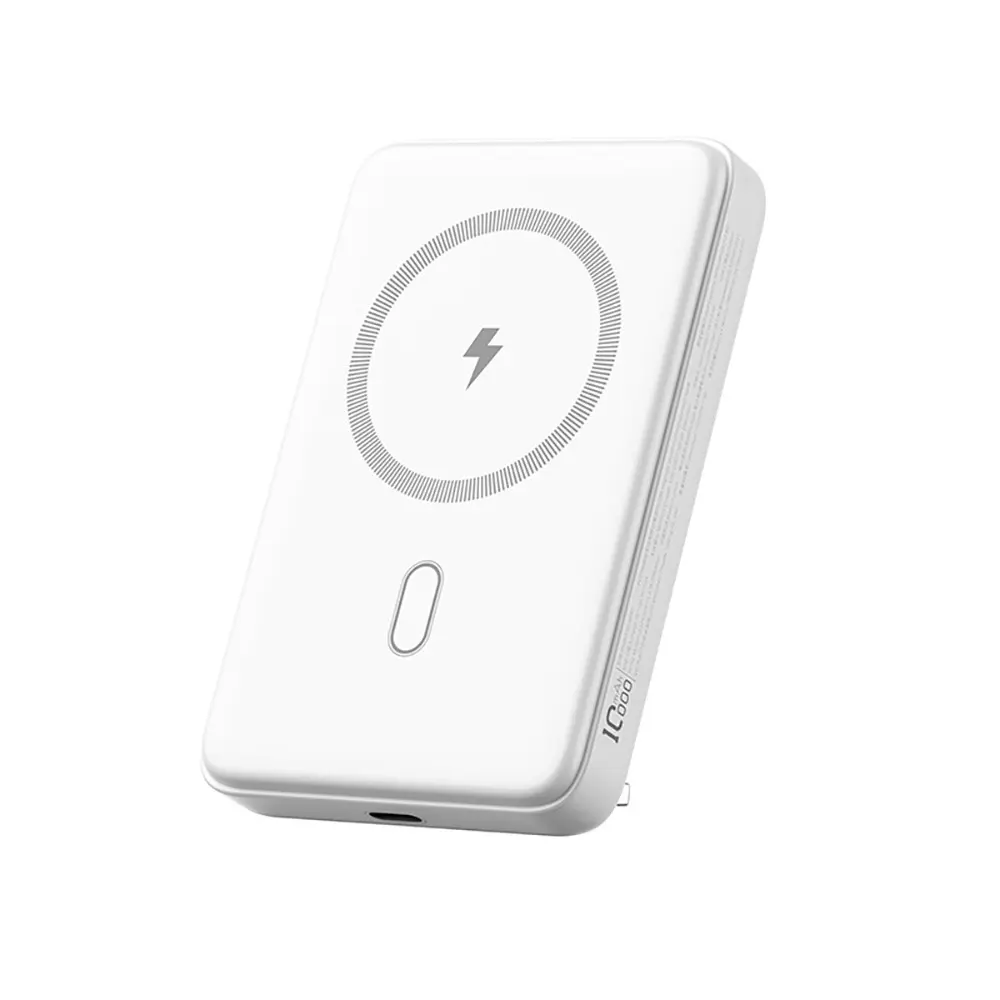 Wiwu Wi-P043 MagSafe Uyumlu Standlı Kablosuz Powerbank, 10.000 mAh 15 W