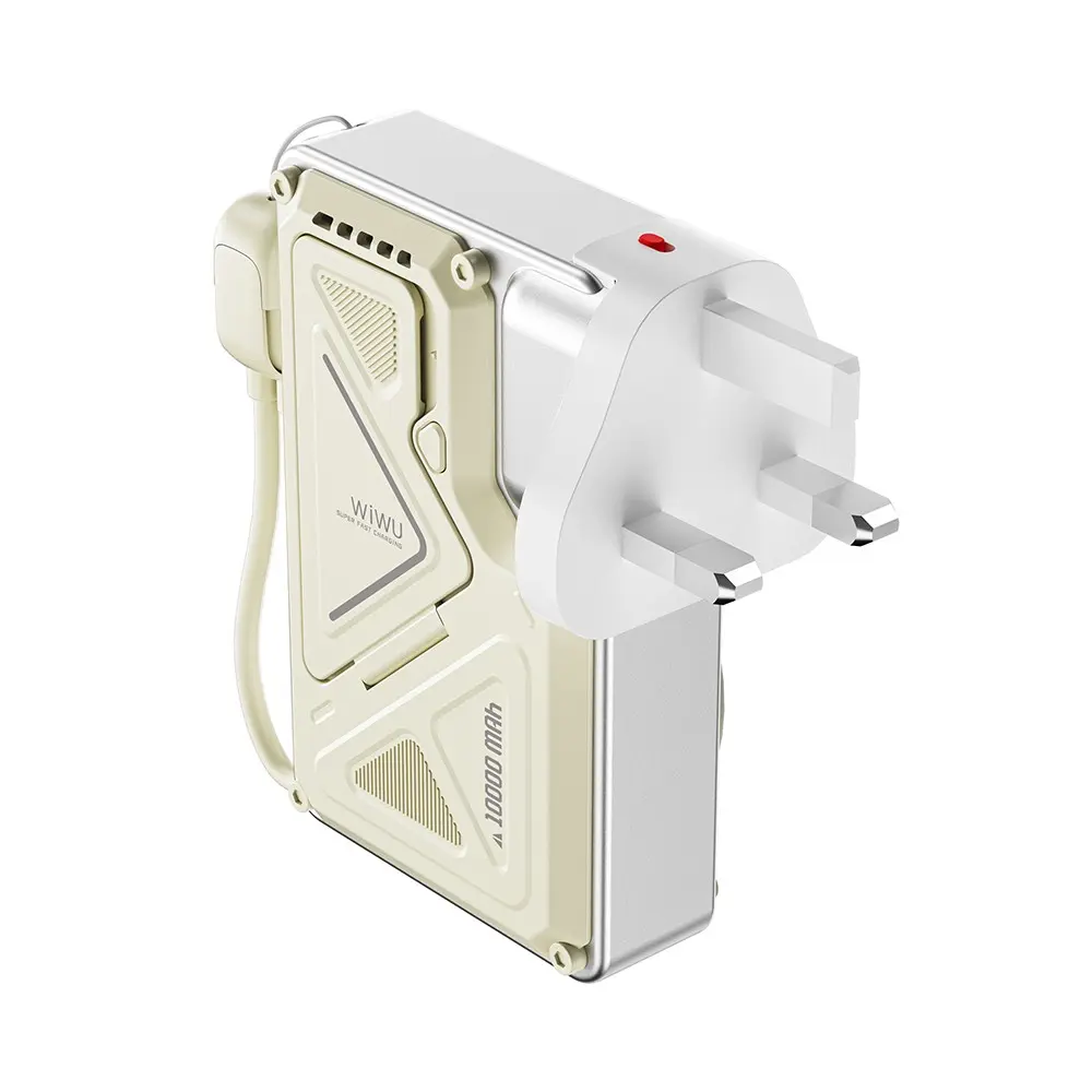 Wiwu Wi-P057 Knight Powerbank, 10000mAh, 35W PD ve Kablosuz Şarj