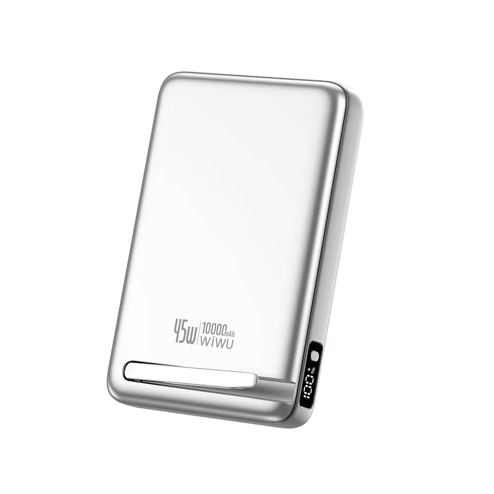 Wiwu Wi-P090 Mag Pro Qi2 Manyetik Standlı 45W Powerbank 10.000mAh
