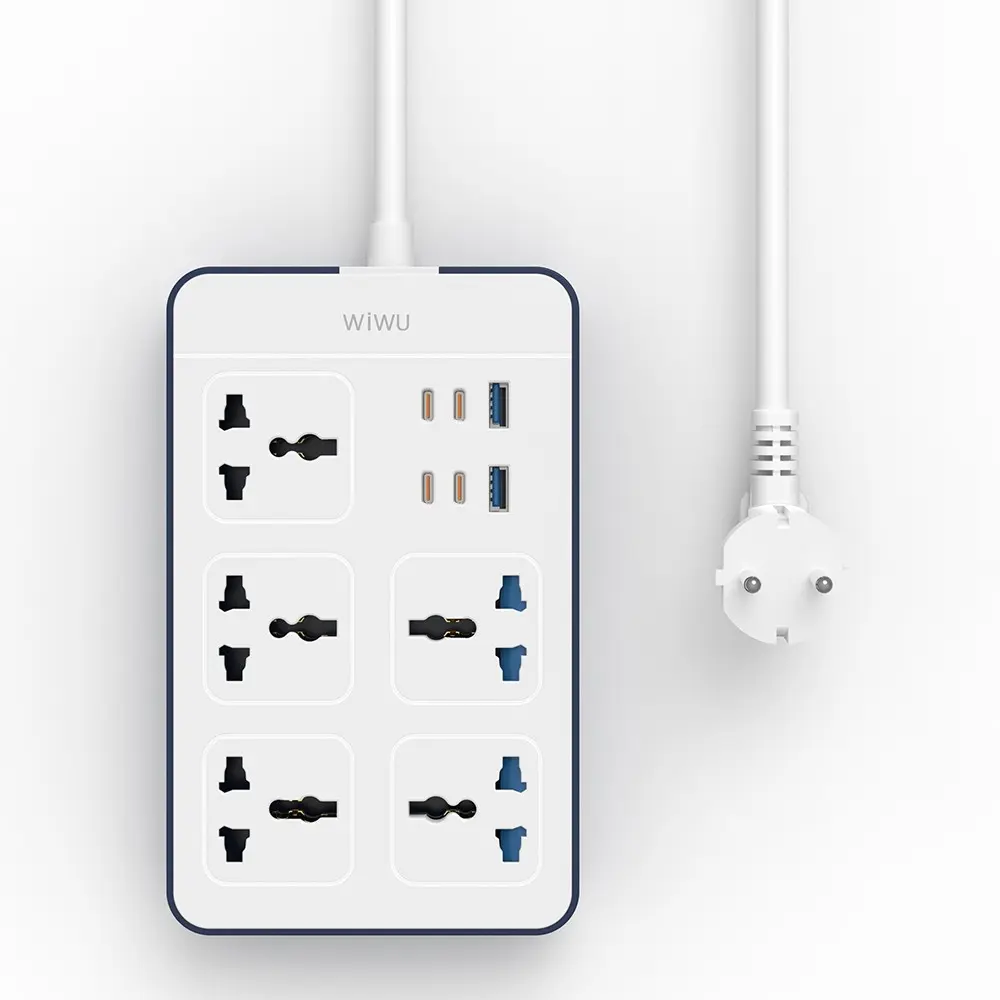 Wiwu Wi-S006 20W GaN 11'i 1 Arada Çoklu Priz, 2 m Kablo