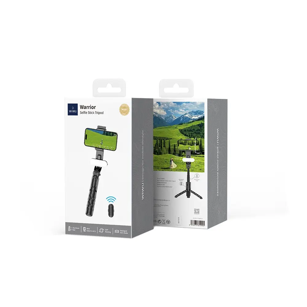 Wiwu Wi-SE013 Işıklı Teleskopik Tripod ve Mini Selfie Çubuğu