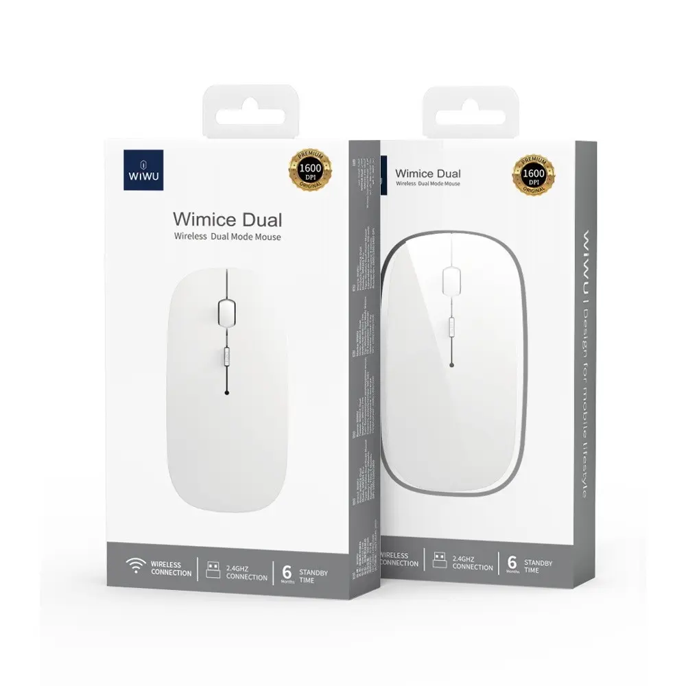 Wiwu Wimice Dual WM101 Pro Kablosuz Mouse, 1600 DPI ve 60 g