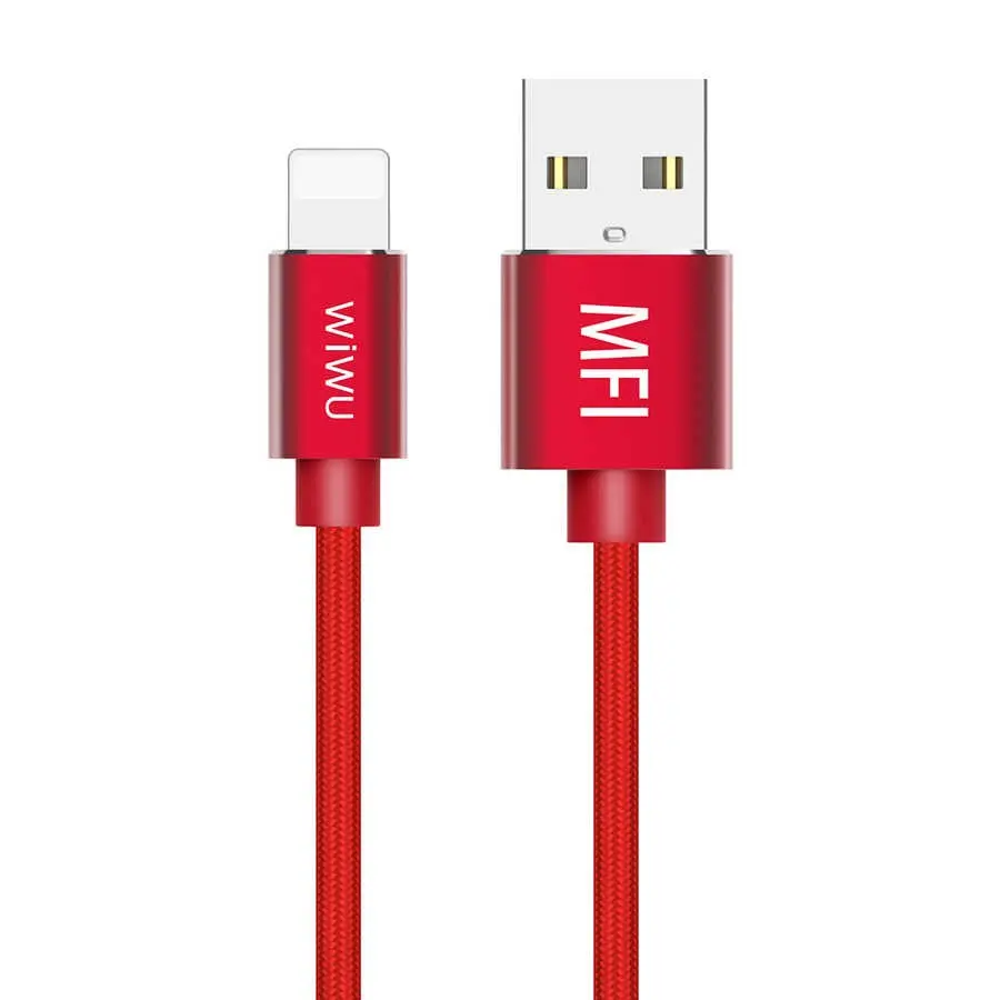 Wiwu WP201 MFI Lightning Şarj ve Data Kablosu, 1 m