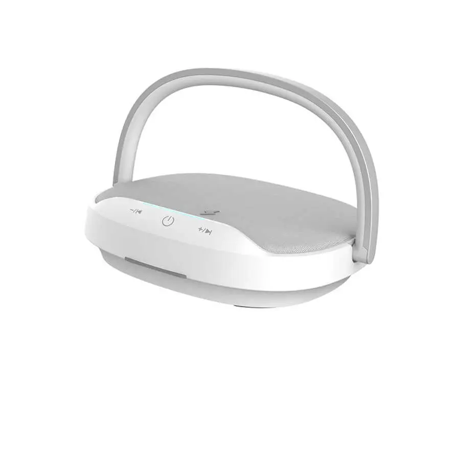 Wiwu Y1 Bluetooth Hoparlör, Gece Lambalı ve 15W Kablosuz Şarj Standlı