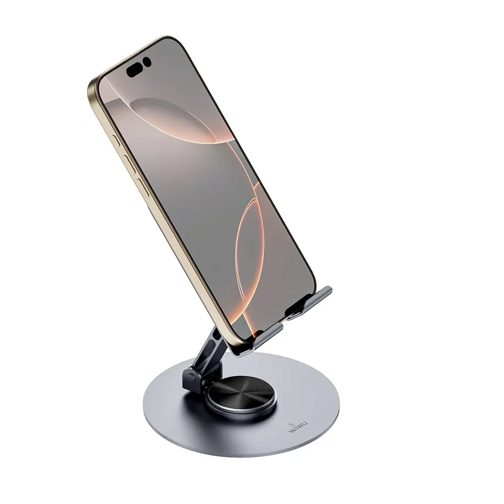 Wiwu ZM-014 Katlanabilir 360° Dönebilen Metal Telefon ve Tablet Standı