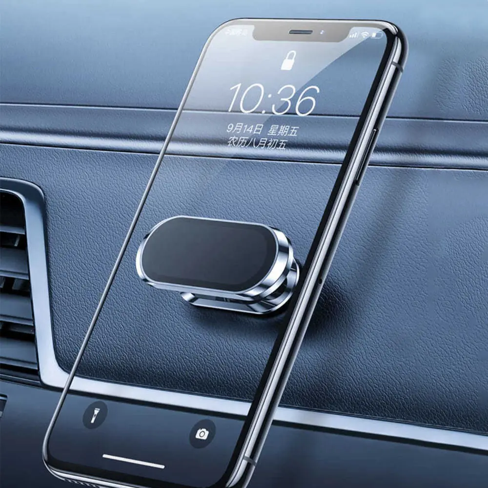 Wiwu CH002 360 Derece Dönebilen Manyetik Araç Telefon Tutucu, Düz Zemin Versiyon