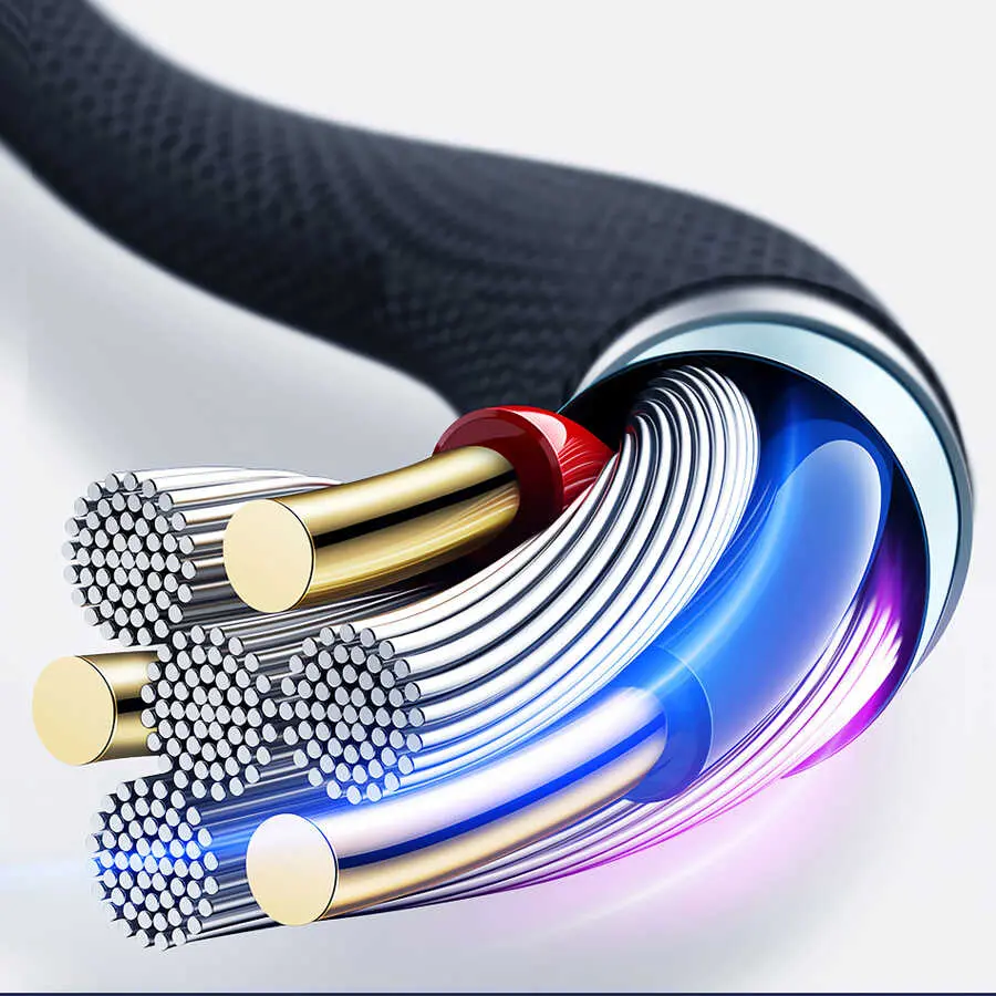 Wiwu ED-106 2'si 1 Arada USB-A ve Type-C Girişli Type-C Şarj ve Data Kablosu