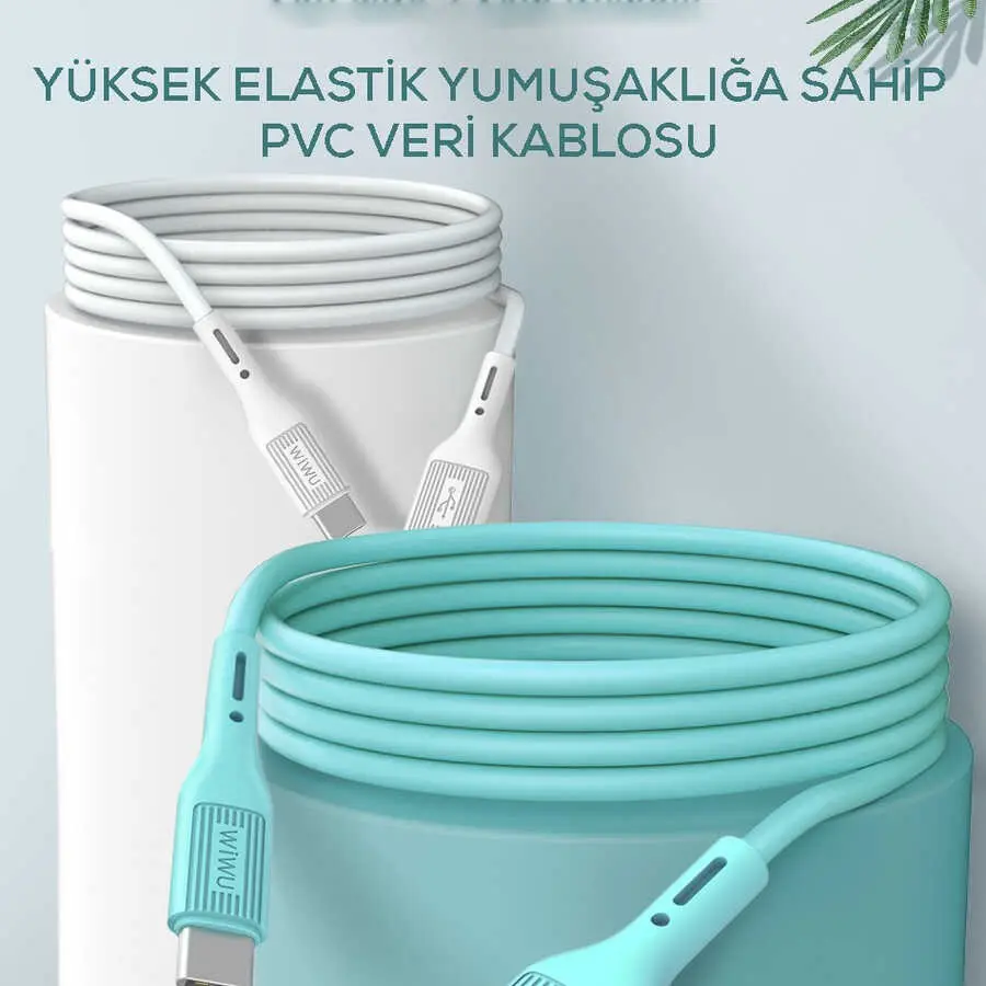 Wiwu G70 Vivid Type-C to Lightning PD Şarj ve Data Kablosu, 1.2 m