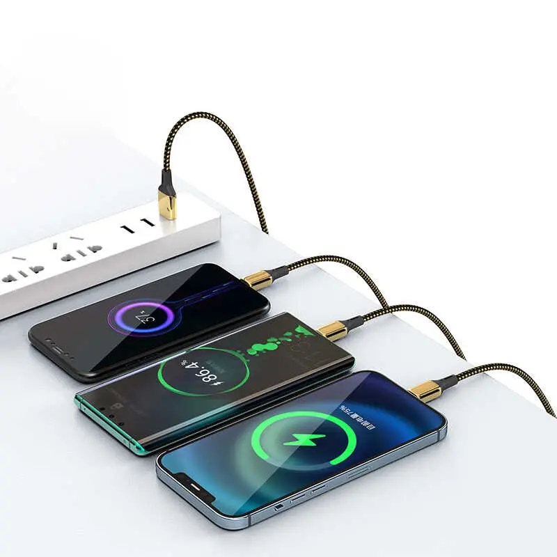 Wiwu Golden Series GD-102 Micro USB Şarj ve Data Kablosu, 1.2 m