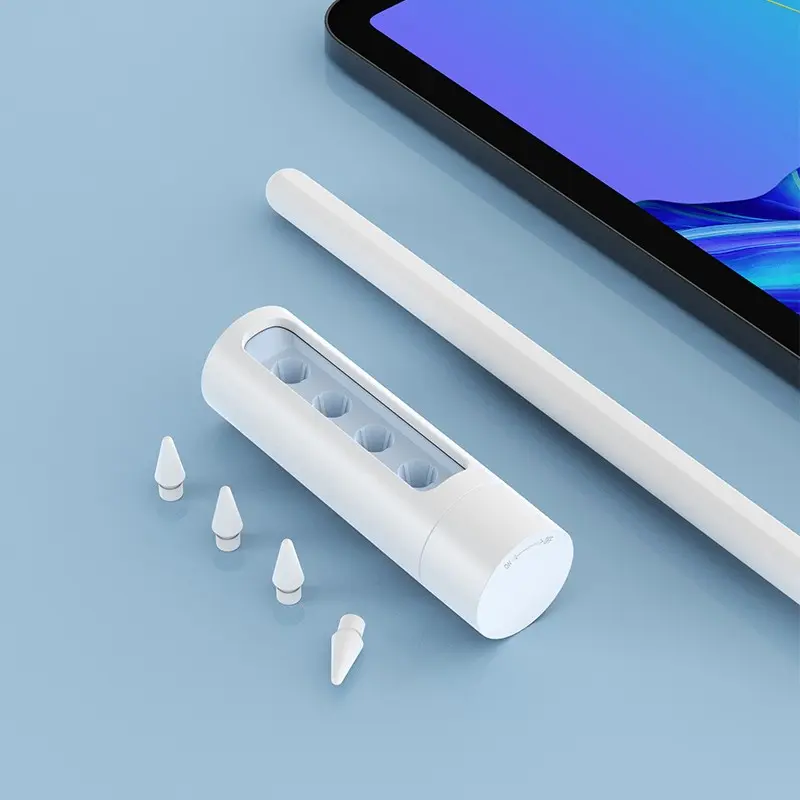 Apple Pencil 2 ve Wiwu Pencil L Uyumlu 4 Adet Kalem Ucu ve Saklama Kutusu