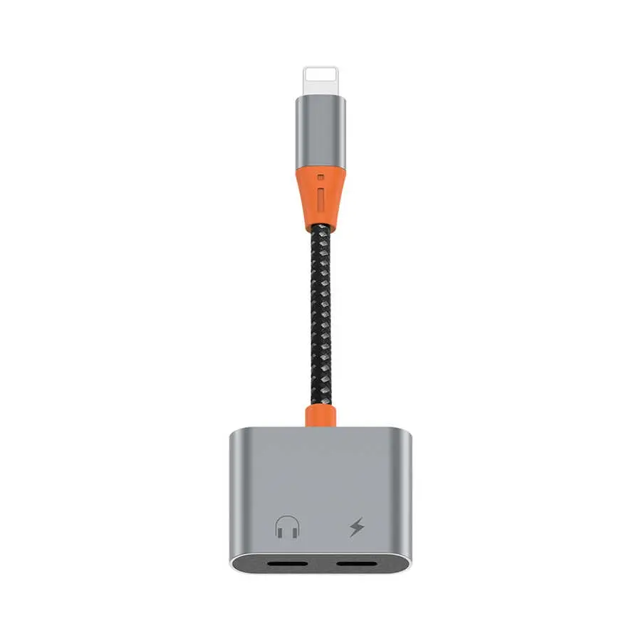 Wiwu LT09 Lightning Şarj ve Kulaklık Dönüştürücü Adaptör