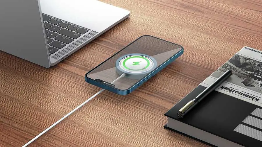 Wiwu MC-01 MagSafe Şarj Aleti Kılıfı, Vantuzlu Sabitleme
