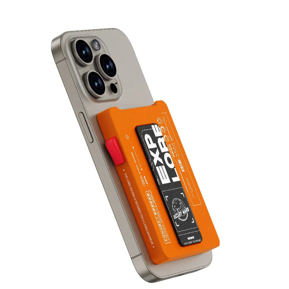 Wiwu MW-002 6 Hazneli MagSafe Uyumlu Manyetik Standlı Kartlık