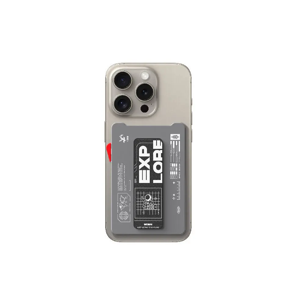 Wiwu MW-002 6 Hazneli MagSafe Uyumlu Manyetik Standlı Kartlık