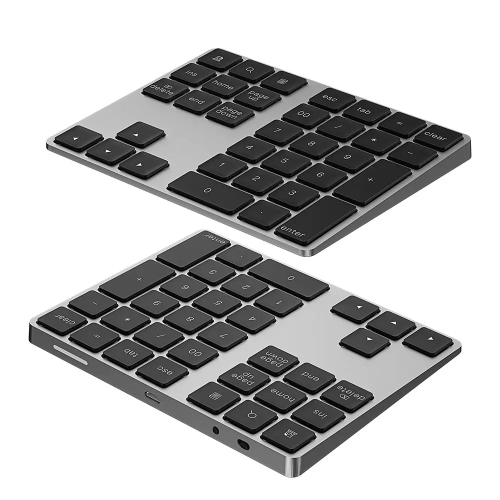Wiwu NKB-02 Taşınabilir Kablosuz Sayısal Tuş Takımı, Bluetooth ve Type-C