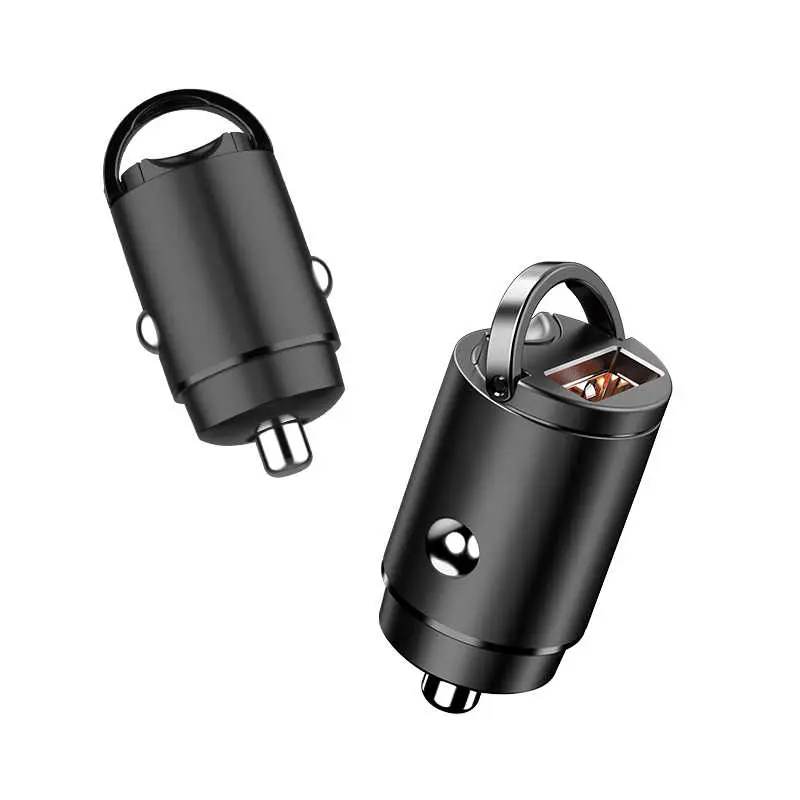 Wiwu PC301 Araç Şarjı, USB 3.0 Qualcomm Çıkışlı ve Çelik Gövdeli