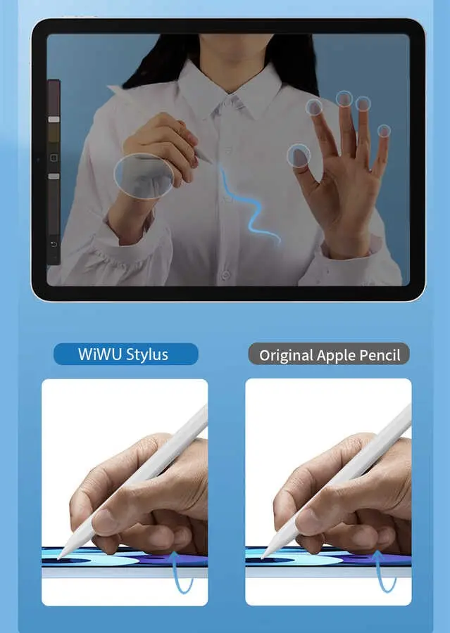 Wiwu Pencil L Dokunmatik Kalem, Palm Rejection ve Eğim Özellikli