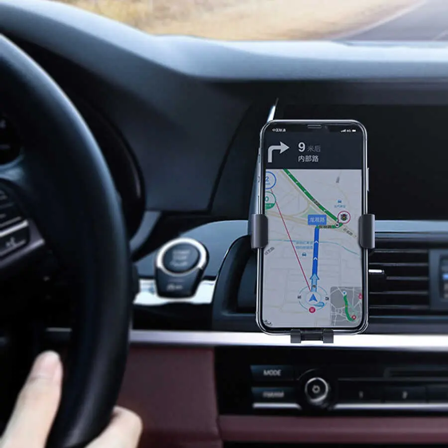 Wiwu PL400 Araç Telefon Tutucu, Otomatik Mekanizmalı ve 360 Derece Dönebilen