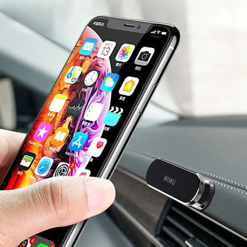 Wiwu PL701 Manyetik Araç Telefon Tutucu, 360 Derece Dönebilen